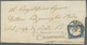 Br Italien - Altitalienische Staaten: Sardinien: 1855, Victor Emanuel 20 C Blau Mit Kopfstehender Mittelprägung ( - Sardinien