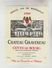 OENOGRAPHIE 3 ETIQUETTES VINS BORDEAUX APPELLATION COTES DE BOURG Châteaux Gravereau 89, L'Ebraude 79, Haut Mousseau 89 - Bordeaux