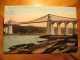 MENAI BRIDGE From Anglesea Side Daergwrle?? Wrexham 1912 Cancel Post Card Anglesey Wales UK GB - Anglesey