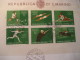 ROMA 1960 Olympic Games Olympics FDC 3 Imperforated Bloc Cancel Cover SAN MARINO Italy - Sommer 1960: Rom