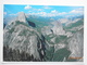 Postcard Yosemite National Park Half Dome Nevada Falls Vernal Falls From Glacier Point My Ref B21931 - Yosemite