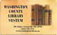 Washington County Library System - Laminated Cardboard Library Card - Other & Unclassified