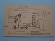 Plan General De L'Etat Actuel Du Château D'ECAUSSINES - LALAING 1923 ( Thill ) Anno 1924 ( Zie Foto Voor Details ) !! - Ecaussinnes