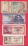 Pays Du Monde 8 Billets 4 Dans L 'état  2 état Moyen Et 2 Usagés Lot N °137 - Lots & Kiloware - Banknotes