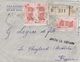 Dahomey Benin 1951 Bopa Hexagonal Perlé AOF Mosque Registered Cover Apres Le Depart Handstamp - Benin – Dahomey (1960-...)