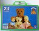 Puzzle BOITE DE 24 JEU DE CUBES FRANCE JOUETS DUJARDIN Réf 48 NOUNOURS ORTF - Bonne Nuit Les Petits - Puzzles