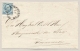 Nederland - 1860 - 5 Cent Willem III 1e Emissie Op Omslag Van Halfrond-Franco AMSTERDAM Naar Purmerend - Brieven En Documenten