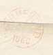 Nederland - 1860 - 5 Cent Willem III 1e Emissie Op Omslag Van Halfrond-Franco AMSTERDAM Naar Purmerend - Brieven En Documenten