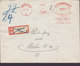 Germany LANG & MAINZ Registered Recommandée Einschreiben BERLIN Label 1932 Meter Stamp Cover Brief Vignette (2 Scans) - Franking Machines