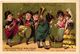 12 Trade Cards   Music  Instruments  C1880  Pub Choc.Guérin Boutron Biscuit Pernot  Antropomorph Lithography - Sonstige & Ohne Zuordnung