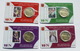 VATICANO 2017 - COMPLETE SET STAMP&COIN CARDS, N.14,15, 16, 17 - Vaticano