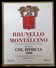 Etiquette Label Wijnetiket Brunelle Di Montalcino 1985 Col D'Orcia Toscana Italia - Vino Rosso