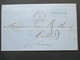 Altdeutschland Thurn & Taxis Hamburg 1866 Brief Nach Frankreich. Des Arts Hamburg. 6 Stempel! Interessanter Brief!! - Cartas & Documentos