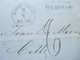 Altdeutschland Thurn & Taxis Hamburg 1866 Brief Nach Frankreich. Des Arts Hamburg. 6 Stempel! Interessanter Brief!! - Cartas & Documentos