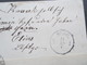 Delcampe - Altdeutschland Preussen 1867 R3 Lauenburg In Pommern. Nach Belgard. Königl Preuss Kreis Gericht. L1 Thomas - Lettres & Documents