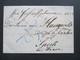 Altdeutschland Mecklenburg L2 Neustrelitz 1854 Bartaxe / Blaustift. Mit Siegel - Mecklenburg-Schwerin