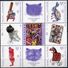 071 SLOVAKIA B.I.B. (Biennial Of Illustrations Bratislava) Central Stamp+8 Pcs Coupon Mint 20.000 Pcs 2015 - Modern