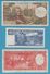 LOT 3 BILLETS: FRANCE - SINGAPORE - ARGENTINA - Lots & Kiloware - Banknotes