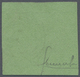 O Baden - Marken Und Briefe: 1852, 6 Kr. (dunkel)gelblichgrün Als Linke Obere Bogenecke Mit Nummernste - Andere & Zonder Classificatie
