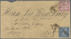 Br Baden - Marken Und Briefe: 1862, Wappen 6 Kr. Blau, Linierte Hintergrund Zusammen Mit 3 Kr. Rosa, We - Autres & Non Classés