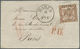 Br Baden - Marken Und Briefe: 1866, 9 Kr. Dunkelbraun, Seltenste Farbe. Farbfrisches Prachtvolles Exemp - Other & Unclassified