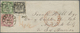 Br Baden - Marken Und Briefe: 1862, 18 Kr. Lebhaftgrün, 3 Kr. Rosa Und 1 Kr. Schwarz Je Mit DKr. "FREIB - Other & Unclassified