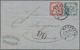 Br Baden - Marken Und Briefe: 1870, 3 Kr. Rosarot Und 7 Kr. Blau Auf Brief Aus Mannheim Und Dort Mit K2 - Other & Unclassified