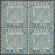 ** Baden - Marken Und Briefe: 1868, 7 Kr. Hellblau Im Postfrischen 4-er Block Mit Altattest Bühler "in - Other & Unclassified