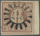 O Bayern - Marken Und Briefe: 1849: 6 Kr. Lebhaftbraun, Type I, Luxusstück Der Rechten, Unteren Bogene - Autres & Non Classés