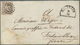 Br Bayern - Marken Und Briefe: 1867, Wappenausgabe 12 Kr. Hellbraunviolett Mit OMR "721" Und Neben-HK " - Autres & Non Classés