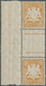 ** Bayern - Marken Und Briefe: 1890. Wappen 25 Pf Orange Als Senkrechtes Zwischenstegpaar In Type I. Po - Andere & Zonder Classificatie