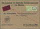 Br Bayern - Dienstmarken: 1920, 1 1/4 Mark Dienst Abschied Mit 5 Pf. Dienst Wappen Auf Vorderseite Eine - Autres & Non Classés