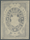 (*) Bayern - Telegrafenmarken: 23 Fl. 20 Kr. / 50 Fr. Grau, Als Ungezähnter Probedruck In Originalfarbe, - Andere & Zonder Classificatie