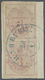 O Hannover - Marken Und Briefe: 1853, 3 Pf. / 1/3 Sgr. Mattlilarosa Im Senkrechten Paar Auf Briefstück - Hanover