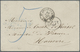 Br Hannover - Marken Und Briefe: 1864/65, Kleinformatiger Weißer Luxusbrief, Unfrankiert, In "PARIS 13/ - Hanover