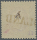 O Helgoland - Marken Und Briefe: 1873, Königin Viktoria ¼ Sh. FEHLDRUCK Mit Kopf Lilakarmin/Rahmen Dun - Heligoland