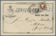 GA Helgoland - Marken Und Briefe: 1883, 1 1/2 P./10 Pfg. Freimarke Dunkelgrün/dunkelilakarmin Mit Runds - Héligoland