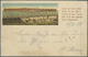 Helgoland - Marken Und Briefe: 1875, 1½ P /10 Pf. Hellgrün/mittelrot (UV Leuchtend Zinnober) Auf Ans - Heligoland