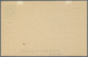 GA Helgoland - Ganzsachen: 1875, 3 F.-5 Pfg. Ganzsachenkarte Mit Zwei Weiteren Wertzudrucken, Altbekann - Héligoland