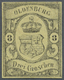 (*) Oldenburg - Marken Und Briefe: 1859, 3 Gr. Schwarz Auf Lebhaftgraugelb, Ungebraucht Ohne Gummi, Alls - Oldenbourg