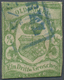 O Oldenburg - Marken Und Briefe: 1861, 1/3 Gr. Blaugrün, Plattenfehler "o" Statt "el" In Drittel, Foto - Oldenbourg