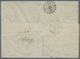 Br Preußen - Marken Und Briefe: 1858. Faltbriefhülle (Seidenpapier, Bügig), Frankiert Mit 3 Sgr. Orange - Andere & Zonder Classificatie