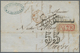 Br Preußen - Stempel: 1854. Markenloser Brief Von Solingen Nach Le Havre Mit Schwarzem Rahmenstempel «S - Autres & Non Classés