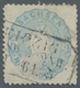 O Sachsen - Marken Und Briefe: 1863,  5 Ngr Blaugrau Sauber Entwertet Mit Ra3 &bdquo;LEIPZIG...DRESD:BAHNH." - Saxe