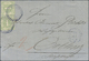 Brfst Thurn & Taxis - Nummernstempel: 1865, 2 X 1 Kr. Dst. (etwas Schnitt) Auf Brief-Vorderseite Mit Blaue - Autres & Non Classés