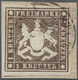 Brfst Württemberg - Marken Und Briefe: 1859, Freimarke 1 Kr. Tiefdunkelbraun, Breit- Bis überrandig Geschn - Autres & Non Classés