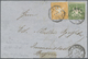 Br Württemberg - Marken Und Briefe: 1857/59, AUSGABEN-Mischfrankatur Mit Wappenausgabe 6 Kr. Dunkelgrün - Altri & Non Classificati