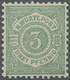 ** Württemberg - Marken Und Briefe: 1883/1884, 3 Pfg Bläulichgrün In Farbfrischer, Typisch Dunkler Nuan - Autres & Non Classés