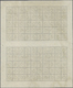 O Württemberg - Marken Und Briefe: 1921, 60 Pfg. Dienstmarke Im Komplettem Doppel-Bogen Mit 10 Zwische - Andere & Zonder Classificatie