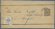 Br Württemberg - Ganzsachen: 1890, 3 Pfg. Ganzsachen-Streifband Gebraucht Aus "STUTTGART BAHNHOF 22.AUG - Andere & Zonder Classificatie